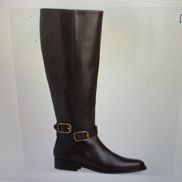 NWT Bennett Brogan dark brown leather tall equestrianriding